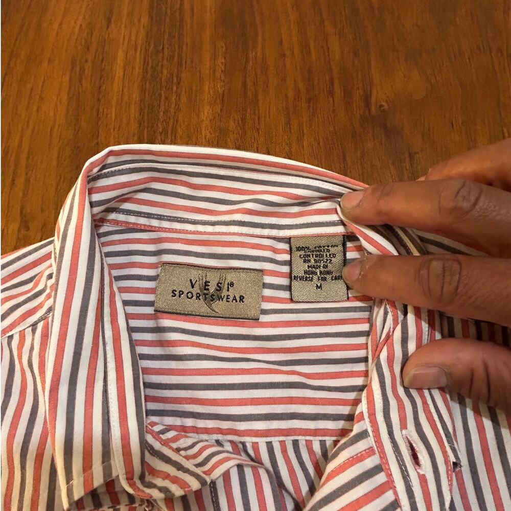 VESI Sportswear Virginia Tech Long-Sleeve Button-Down Dress‎ Shirt - (Men's M) - Picture 4 of 11